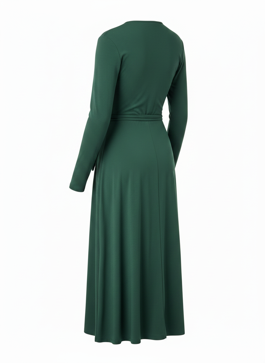 Green Wrap Dress