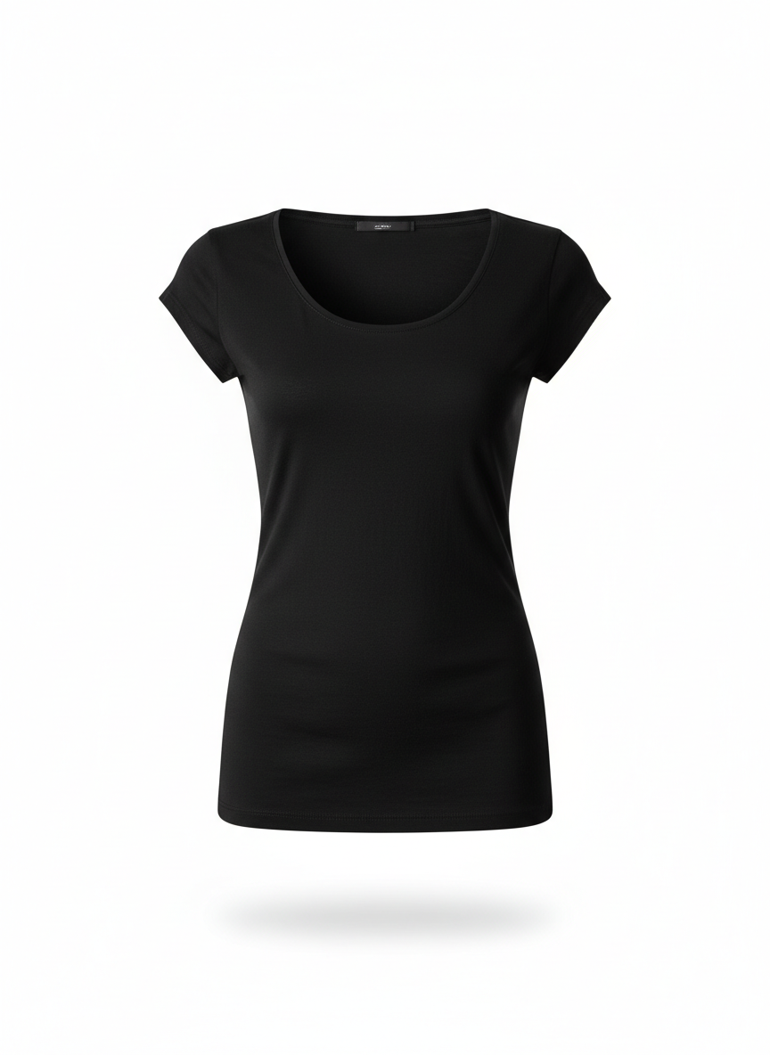 Black Slim T Shirt