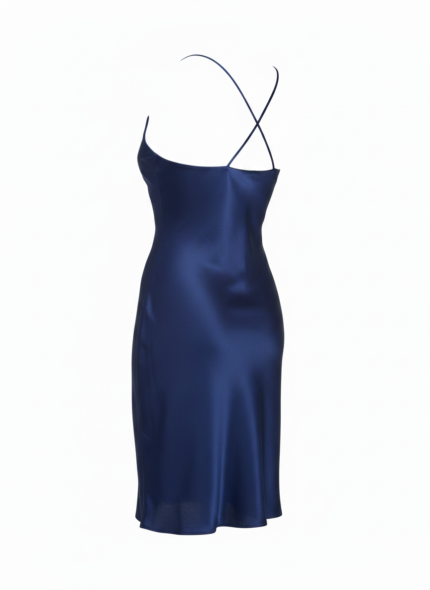 Blue Slip Dress