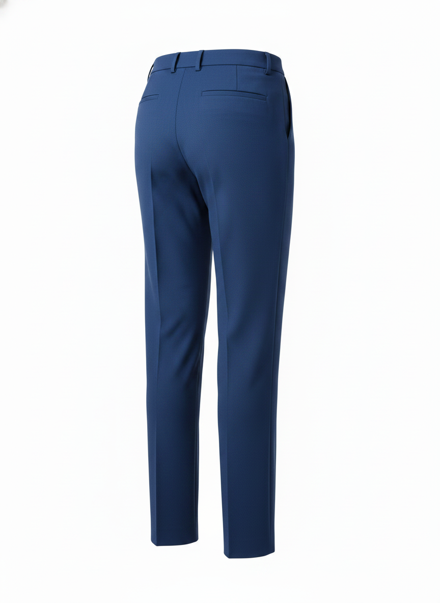 Blue Straight Pants
