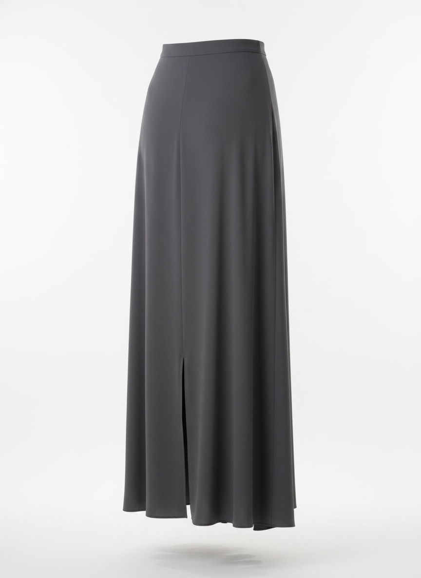 Dark Gray Maxi Skirt