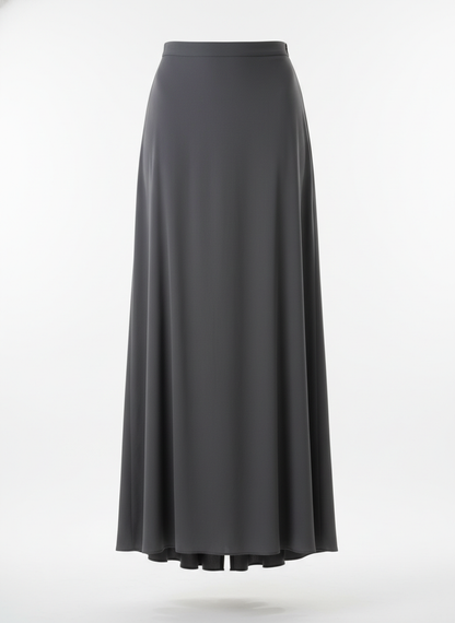 Dark Gray Maxi Skirt