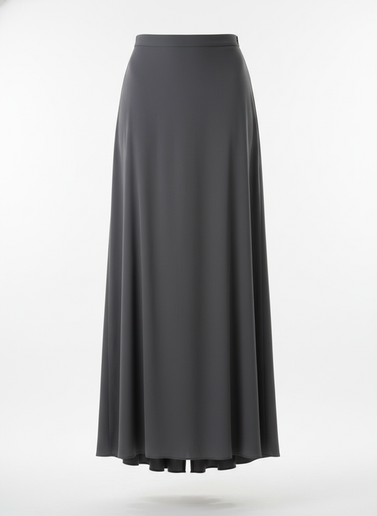 Dark Gray Maxi Skirt