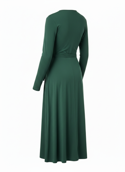 Green Wrap Dress