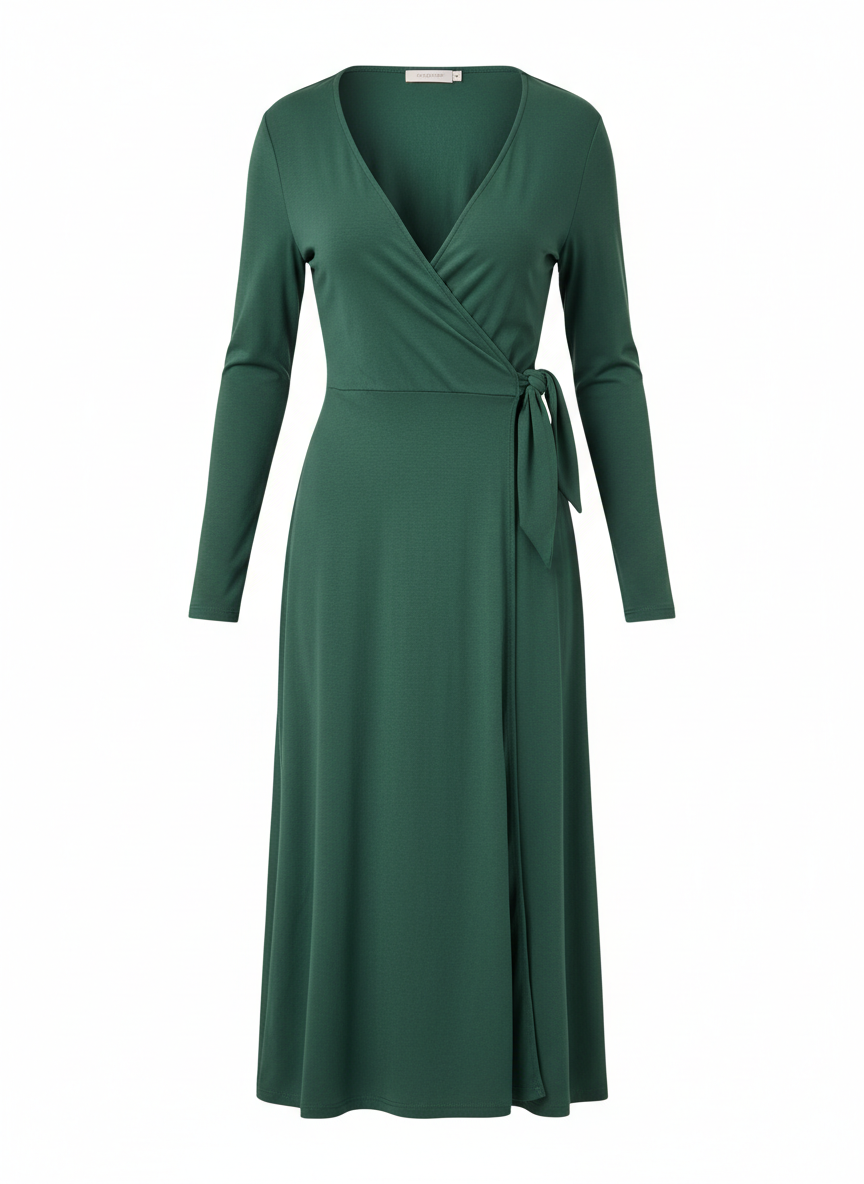 Green Wrap Dress