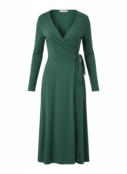 Green Wrap Dress