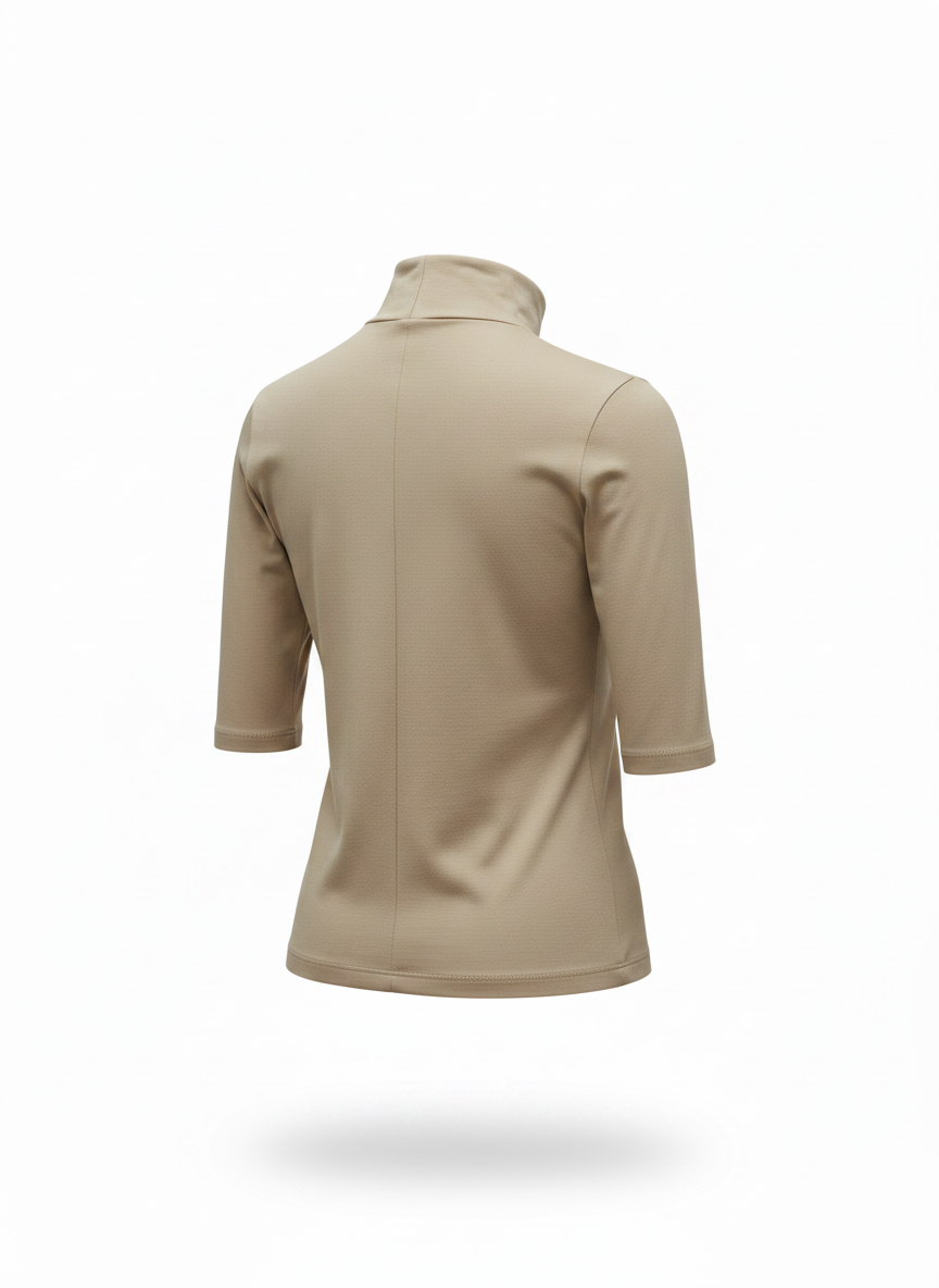 Mock Neck T Shirt